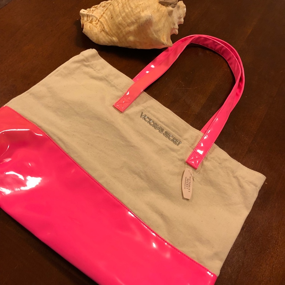 Victoria Secret Pink and Beige Tote - Picture 4 of 6